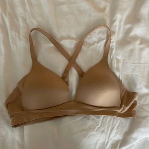 Aerie wireless nude bra